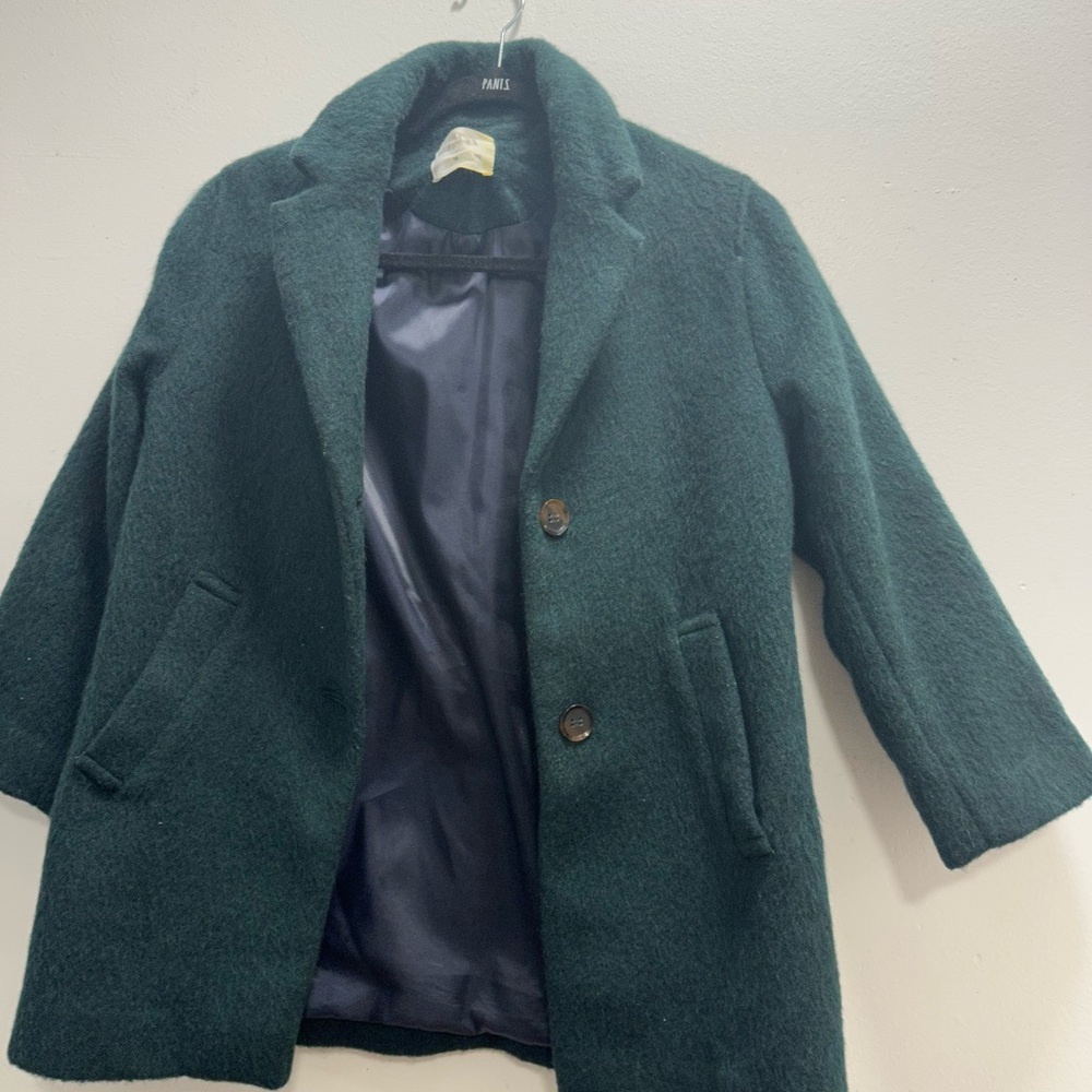 Zara Girl Green Coat